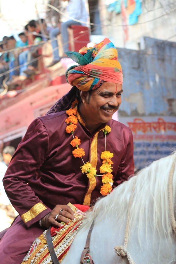 India Festival man on horse
