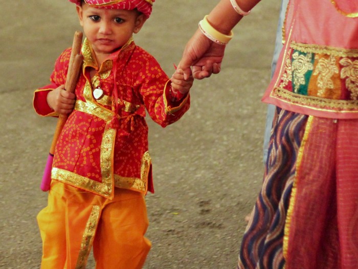 Boy at the Navratri Festival