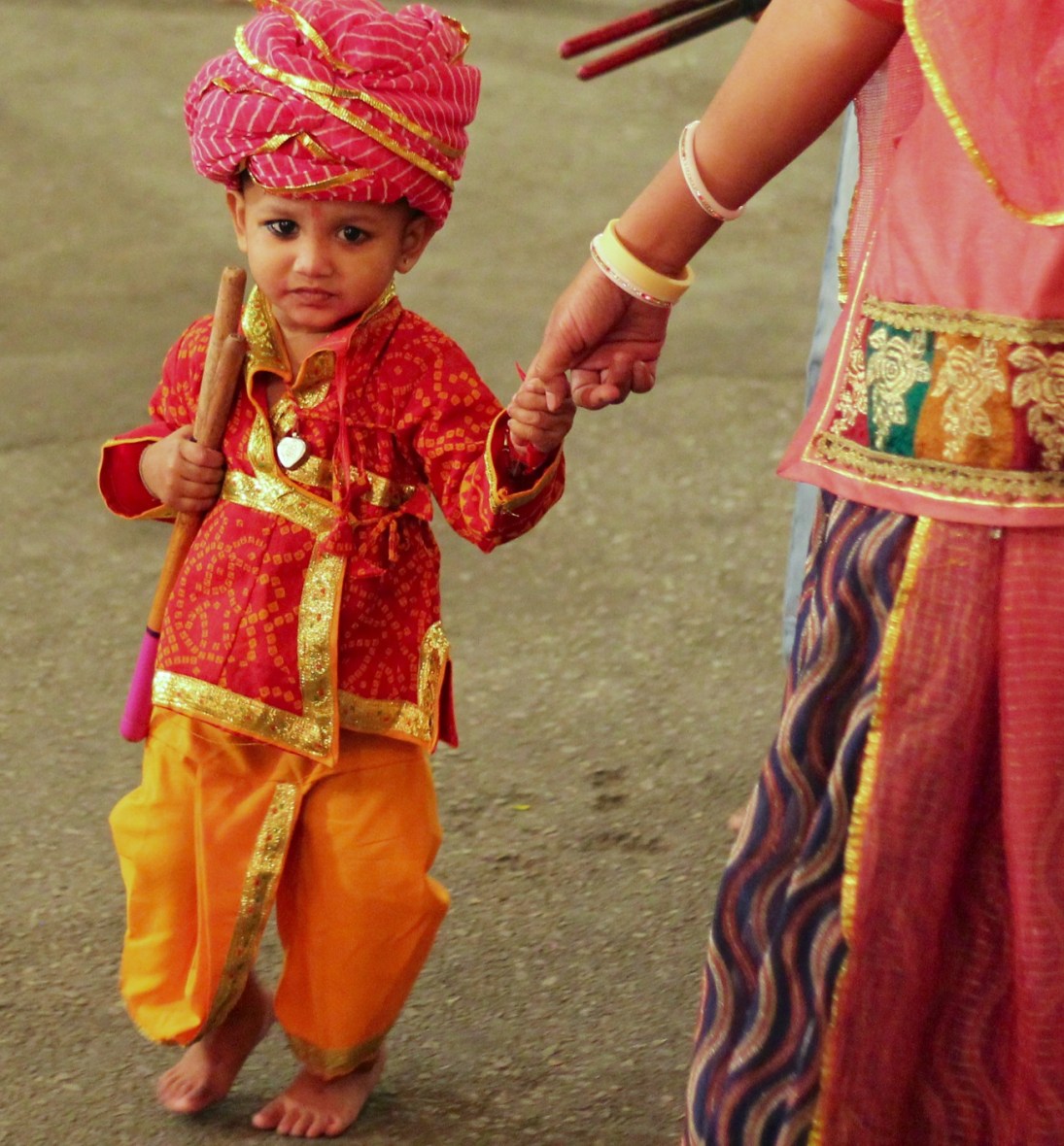 Boy at the Navratri Festival
