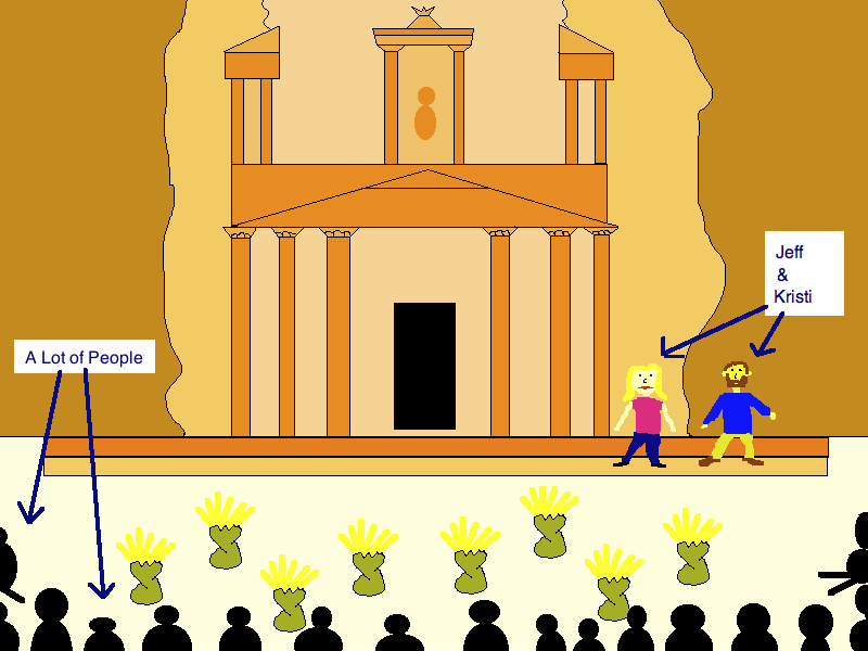 Petra Travel Cartoon