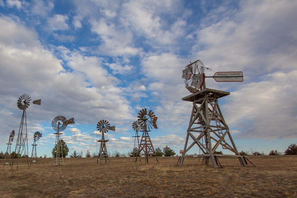 Shattuck windmill museum and park