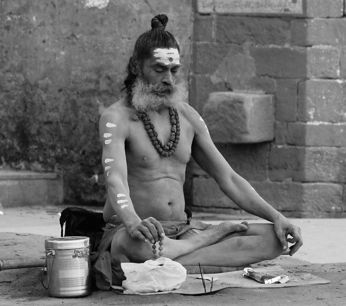 Holy Man in varanasi