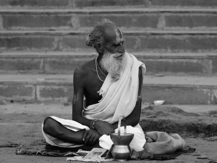 holy man in varanasi II