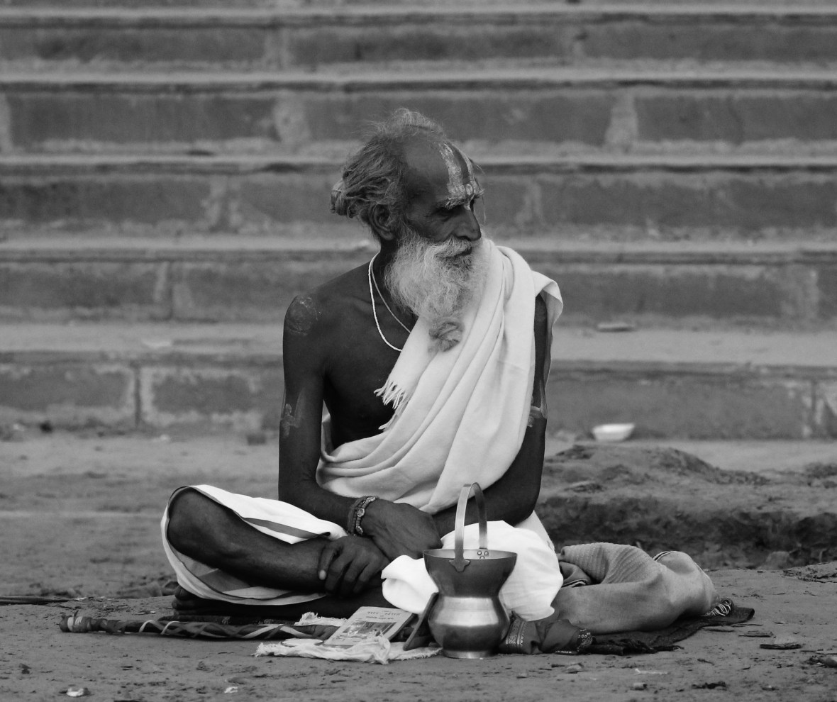 holy man in varanasi II