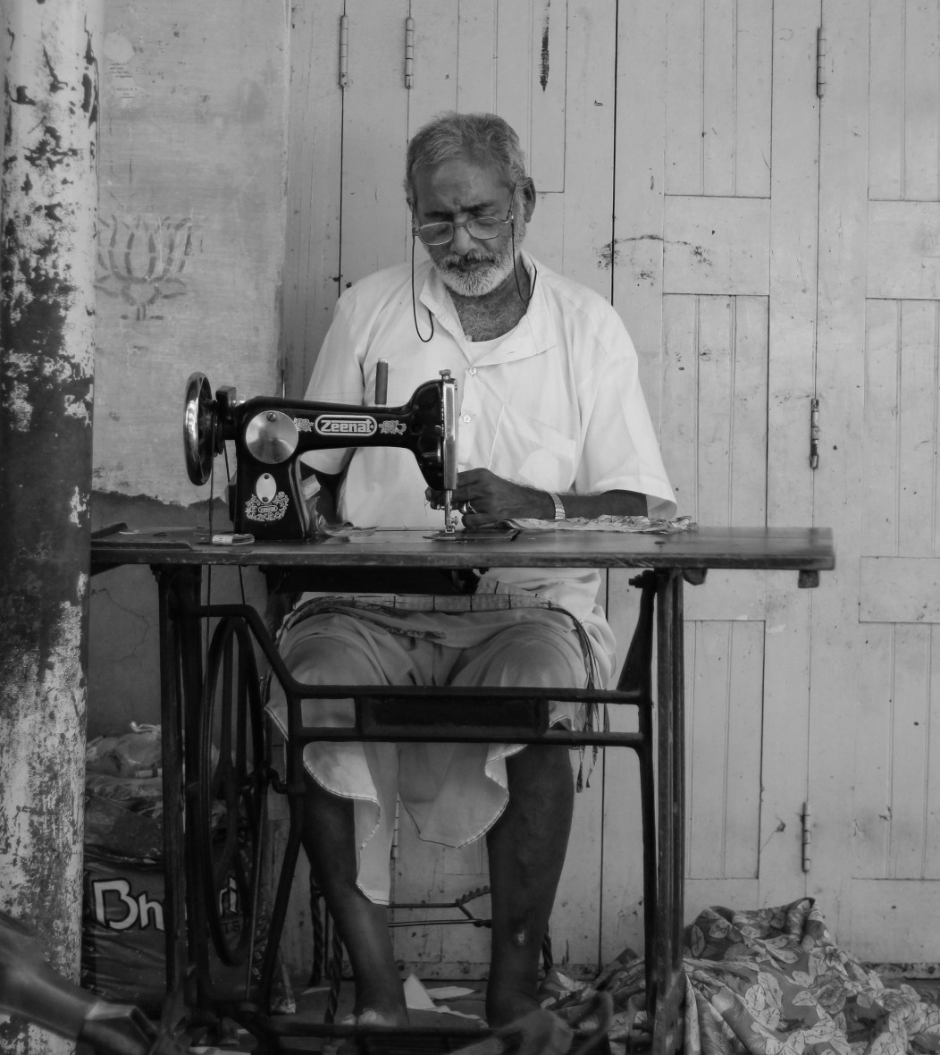 tailor working in Pushkar