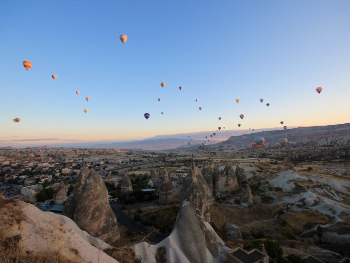 Hot Air Balloons over Cappadocia