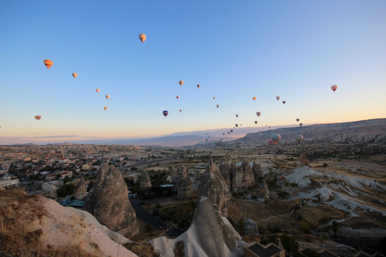 Hot Air Balloons over Cappadocia