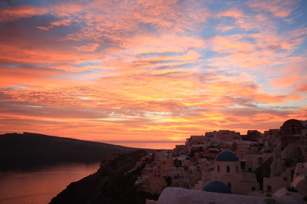 Santorini Greece Sunset