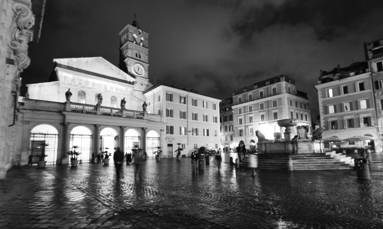 black and white Rome photos