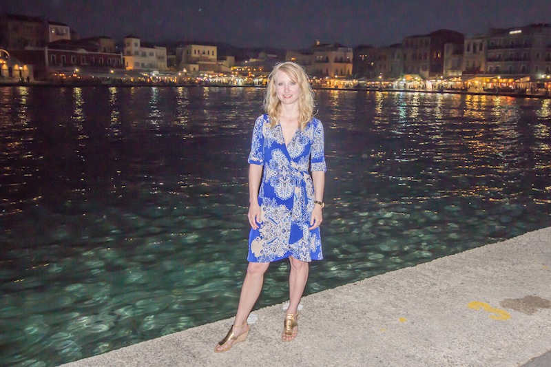 Waterfront bar in Hania