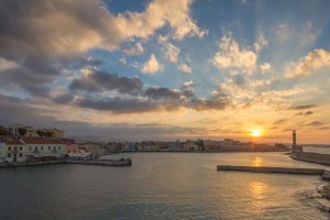 Hania Greece Sunset