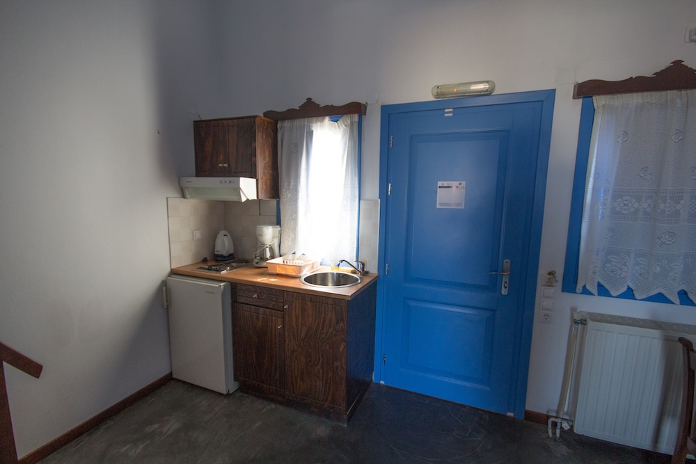 Kitchenette in Room in Greece