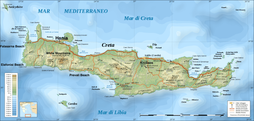 Crete Map