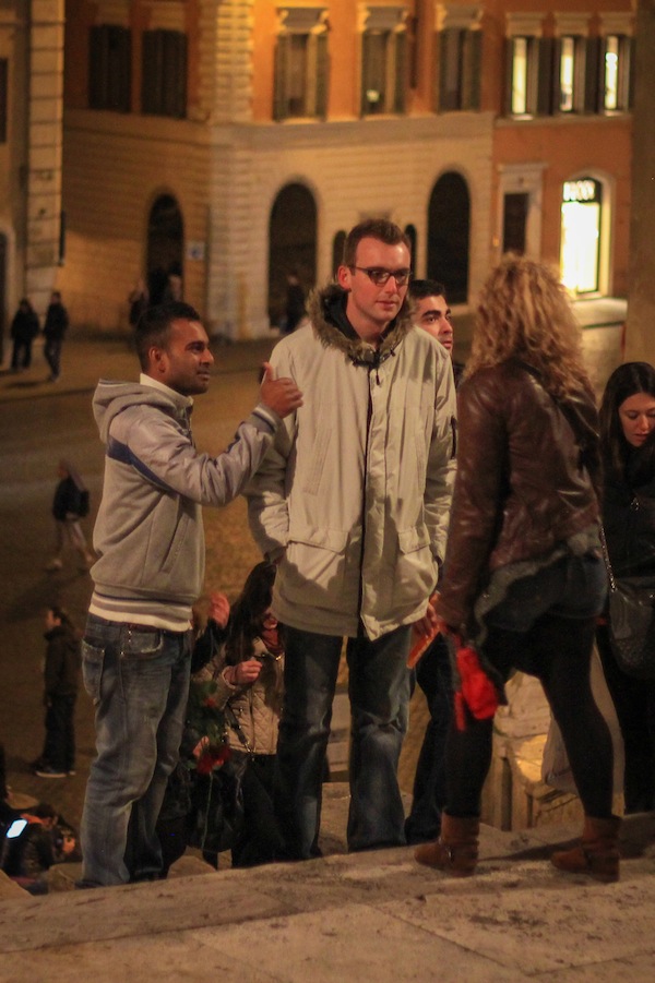 Rose Vendor Scam Rome