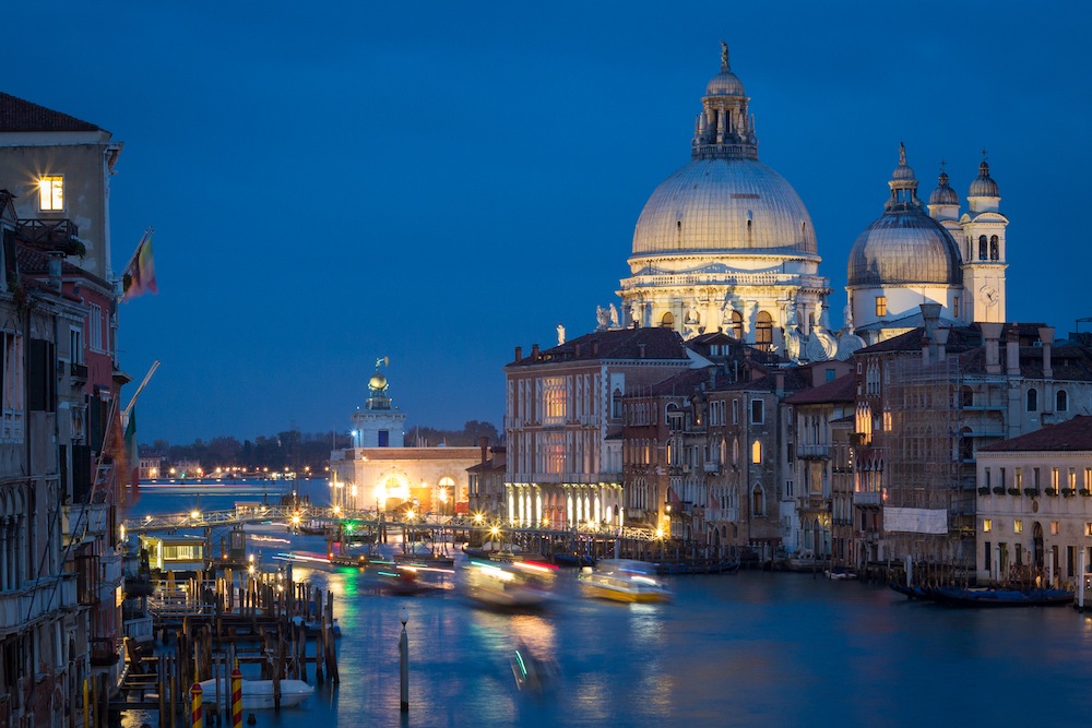 Venice, Italy blue hour