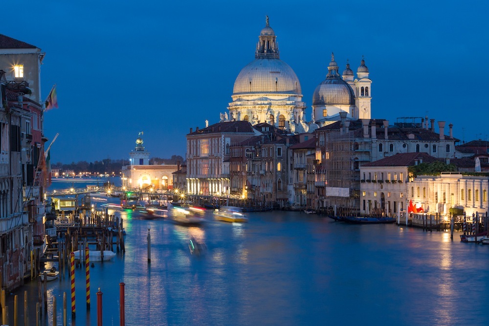 View from Acadamia Bridge.