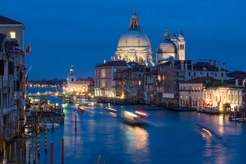Blue Hour Boats in Venice