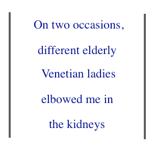 Pull Quote about Venice