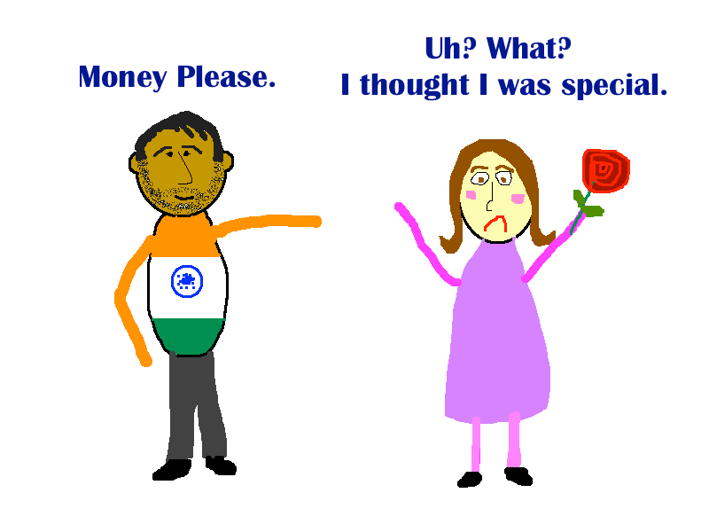 Indian Man Italy Rose Scam