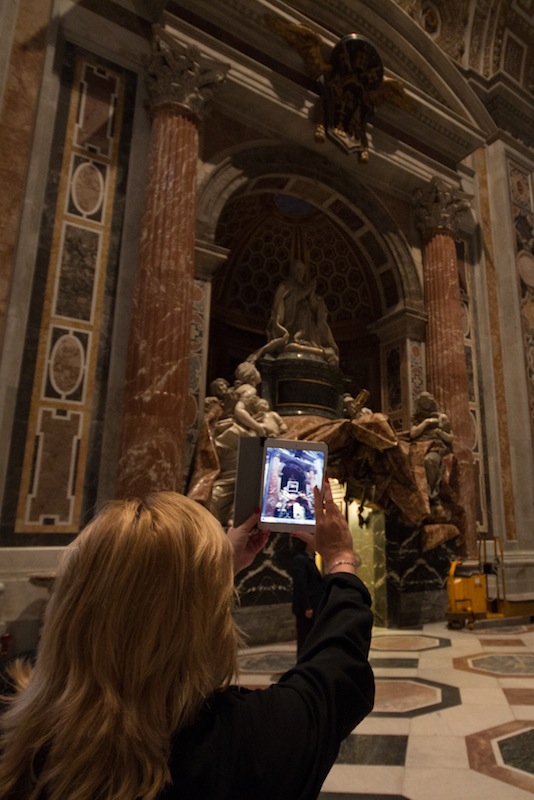 iPad Camera in the Vatican