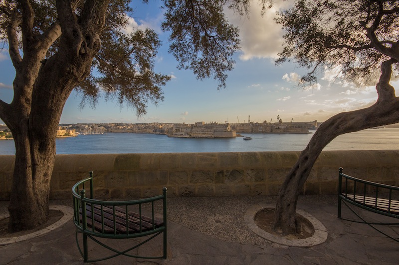 Valletta Park Bench