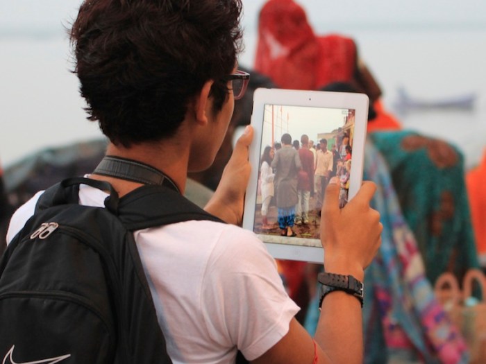 Ipad Camera in Varanasi India