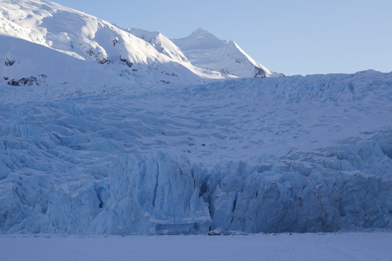 Portage Glacier in the Winter