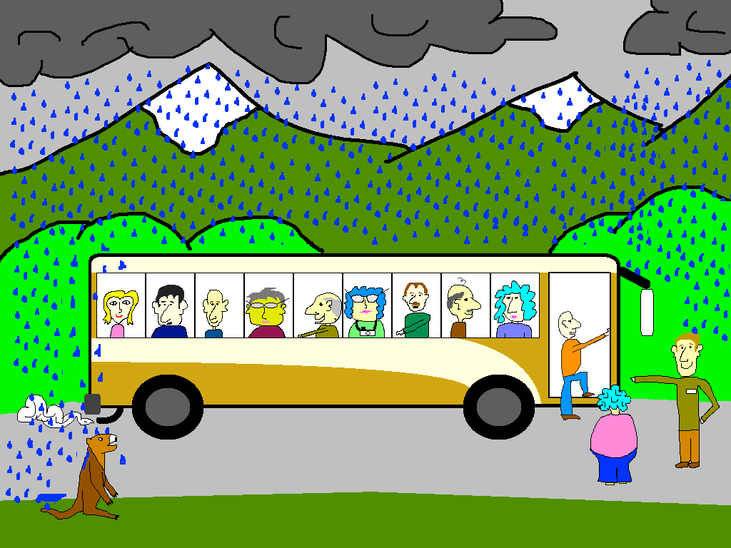 Bear Spray Accident on Tour Bus