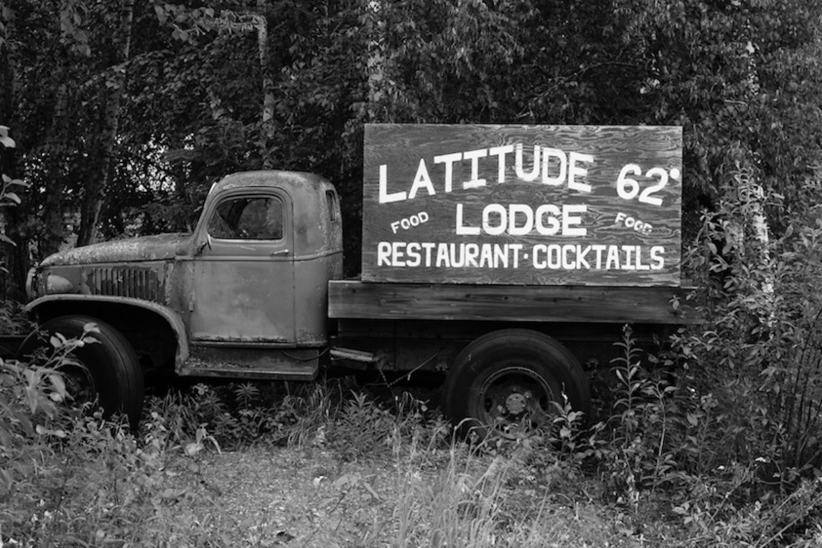 Sign near Talkeetna Alaska