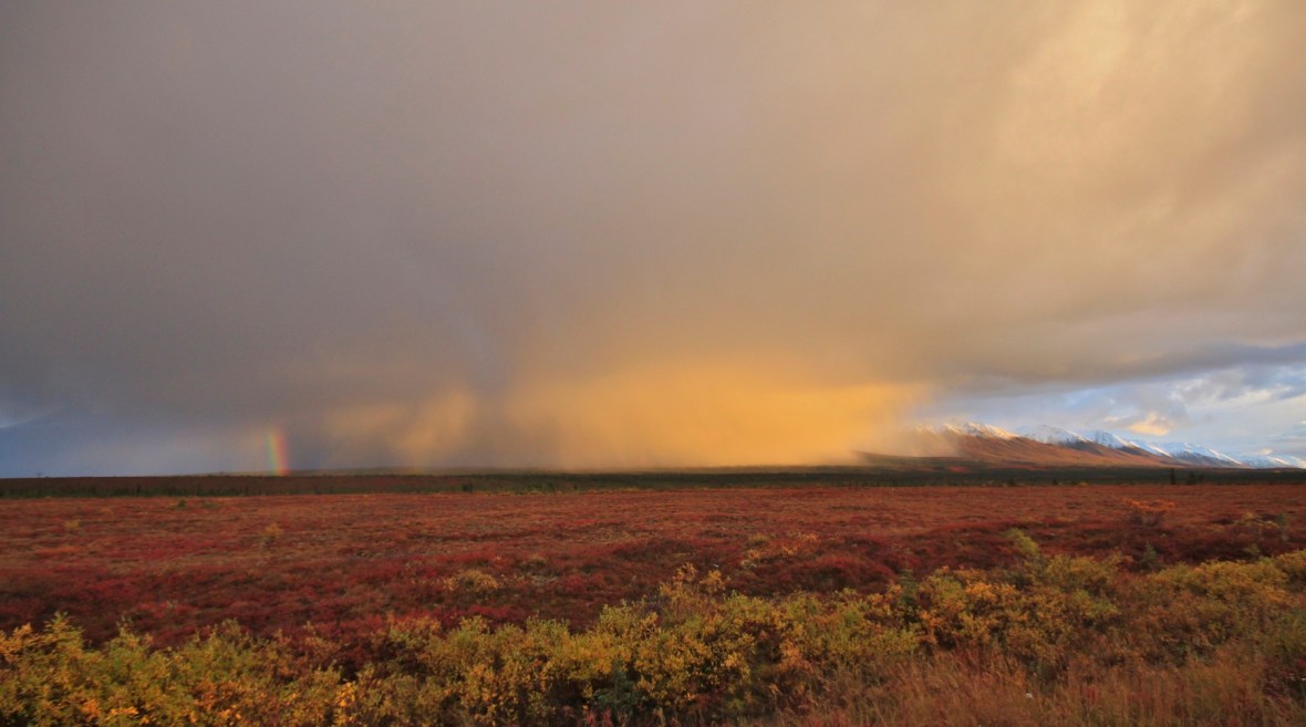 Broad Pass Alaska rainbow