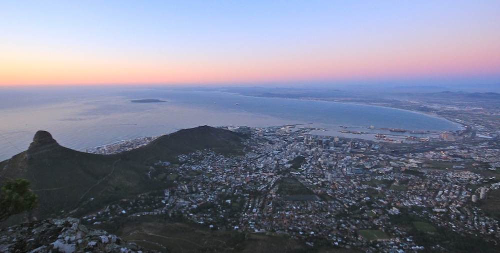 Cape Town from Table Mountain