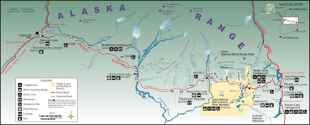BLM Denali Highway Map
