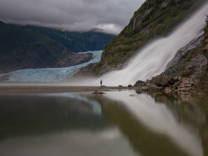 Mendenhall Glacier and Nugget Falls