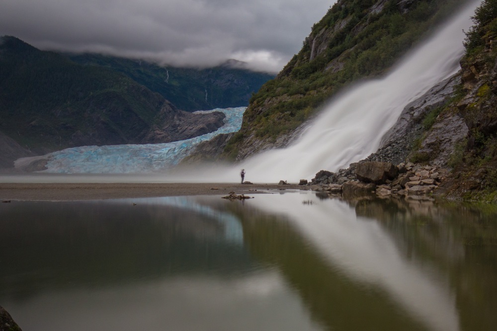 Mendenhall Glacier and Nugget Falls