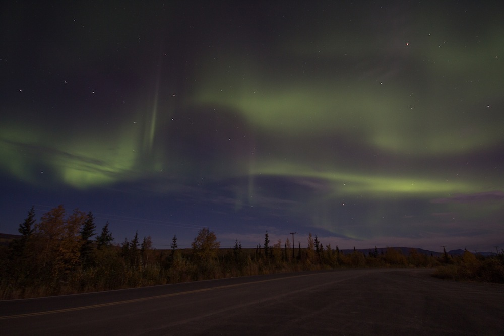 Aurora from Stampede Road, Alaska