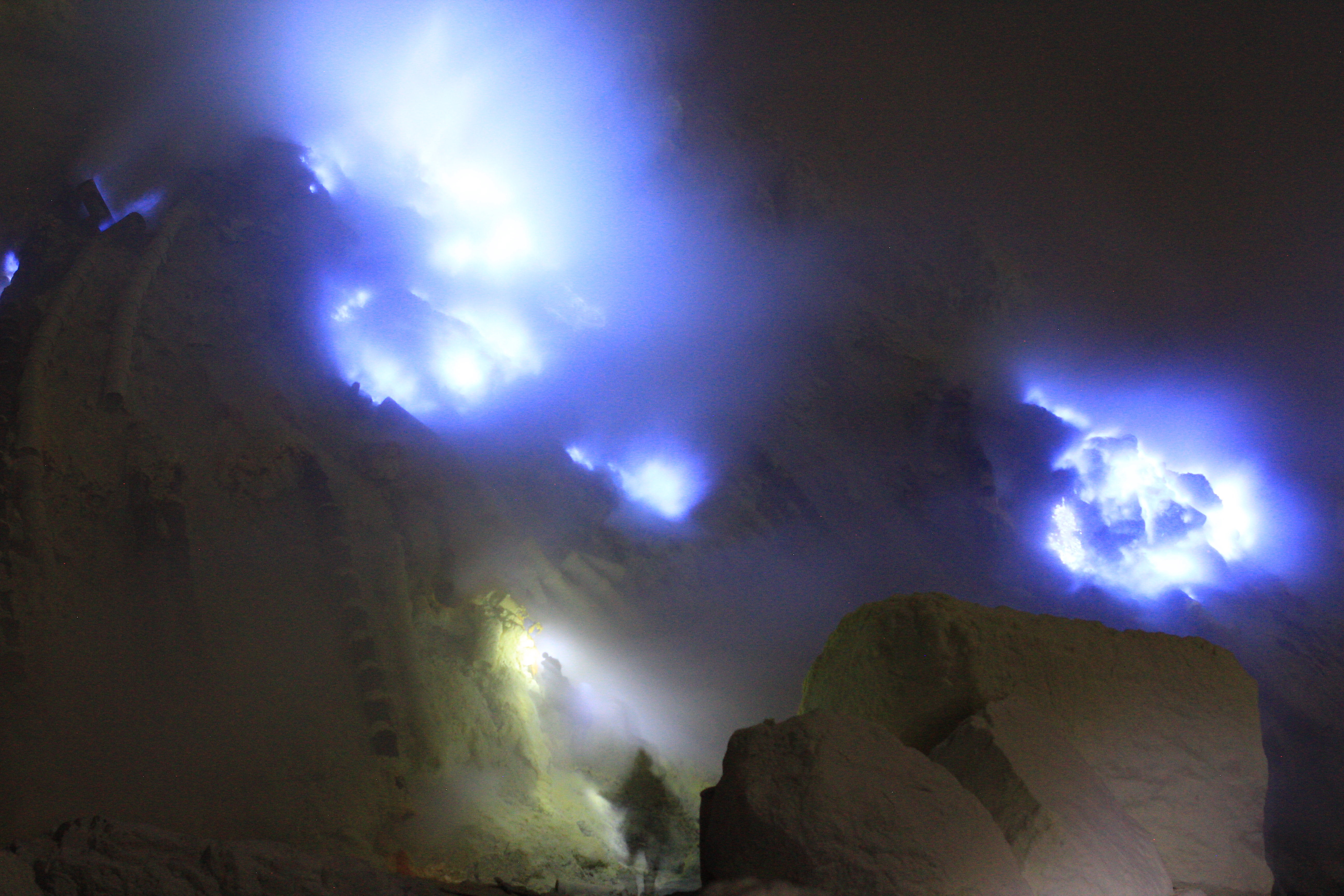 The Blue Flames and Badass Miners of Ijen Volcano