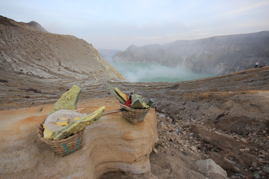 Miner sulfur Ijen