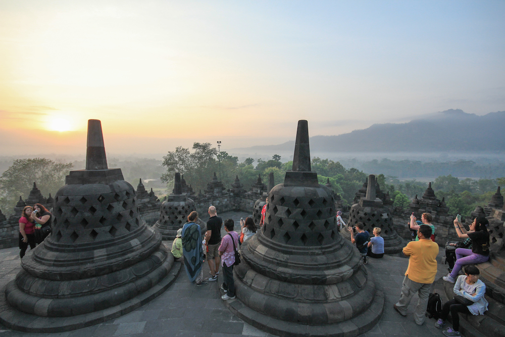 Borobudur at sunrise