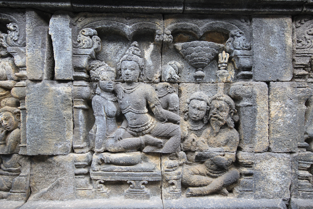 Carvings on Borobudur