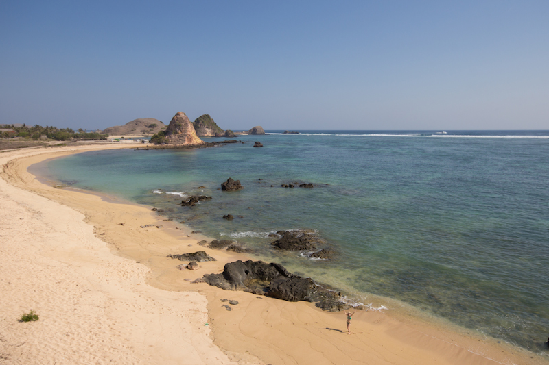 Deserted Beach by Kuta Lombok