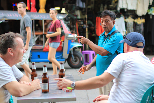 Khao San Road Street magician
