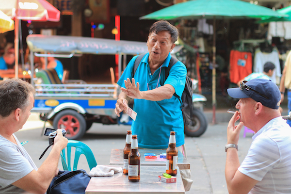 Khao San Road Street magician