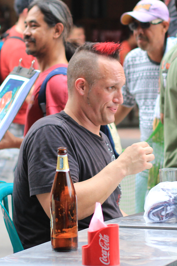 Yum scorpion on Khao San Road