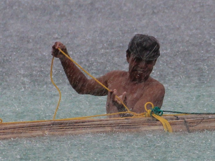 Pantai Bira Fisherman in the Rain