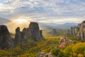 Meteora Sunset