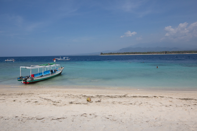Mt. Rinjani from Gili Air