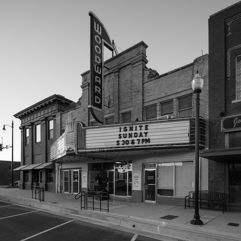 Woodward Downtown Black and White