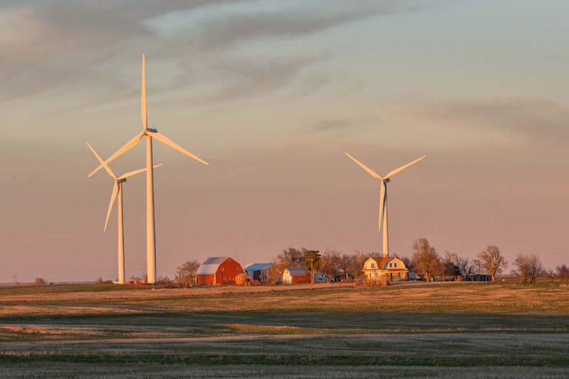 Farmscape near Weatherford, Oklahoma