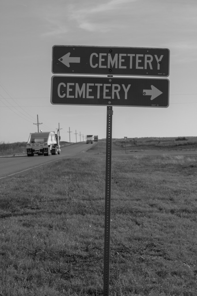 Cemetery Cemetery Sign
