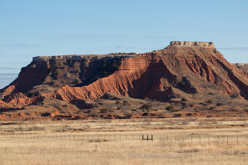 The Gloss Mountains Oklahoma